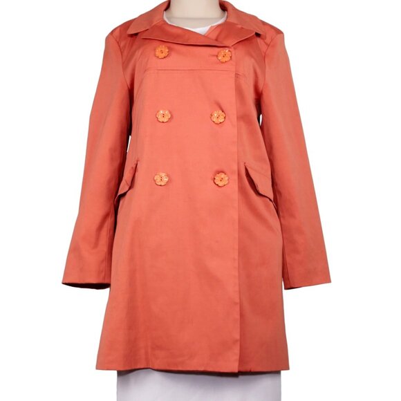 NINE WEST DOUBLE BREASTED COAT - Picture 1 of 6